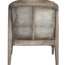 Newport Fabric Armchair - Oak & Linen at online8 furniture store Auckland