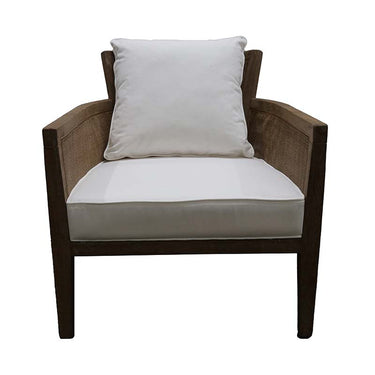 Noelie Lounge Chair-Ivory at online8 furniture store Auckland