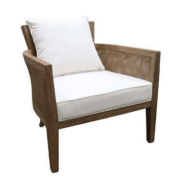 Noelie Lounge Chair-Ivory at online8 furniture store Auckland