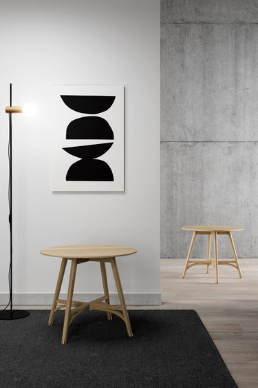 Nordic Oak Coffee Side Table at online8 furniture store Auckland