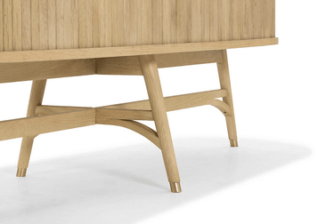 Nordic Oak Sideboard with Sliding Doors at online8 furniture store Auckland