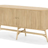 Nordic Oak Sideboard with Sliding Doors at online8 furniture store Auckland
