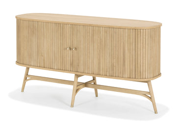 Nordic Oak Sideboard with Sliding Doors at online8 furniture store Auckland