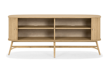 Nordic Oak Sideboard with Sliding Doors at online8 furniture store Auckland