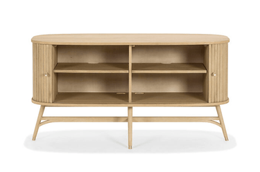 Nordic Oak Sideboard with Sliding Doors at online8 furniture store Auckland