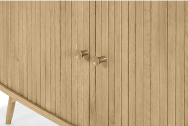 Nordic Oak Sideboard with Sliding Doors at online8 furniture store Auckland