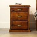 Normandy 3 Drawer Bedside Table at online8 furniture store Auckland
