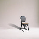 Oak Dining Chair - Antique Black at online8 furniture store Auckland