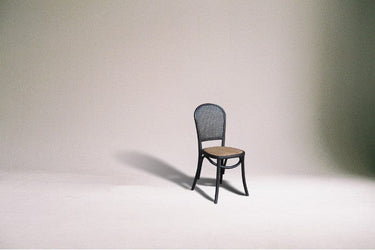 Oak Dining Chair - Antique Black at online8 furniture store Auckland