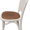 Oak Dining Chair- Antique White at online8 furniture store Auckland