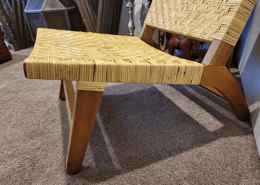 Occasional Chair - Teak & Rattan at online8 furniture store Auckland