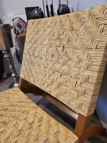 Occasional Chair - Teak & Rattan at online8 furniture store Auckland
