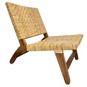 Occasional Chair - Teak & Rattan at online8 furniture store Auckland