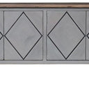 Old Elm 4 Door Buffet Table at online8 furniture store Auckland