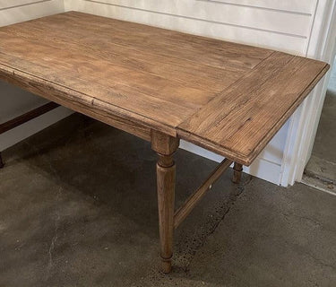 Old Elm French Extension Dining Table at online8 furniture store Auckland