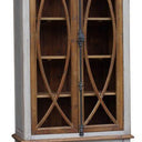 Cardenas Old Pine Display Cabinet | Bookcase at Online8 Furniture Auckland NZ