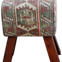 Old World Aztec-Inspired Stool at online8 furniture store Auckland