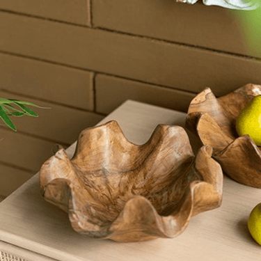 Organic Teak Root Bowl at online8 furniture store Auckland
