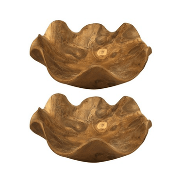 Organic Teak Root Bowl at online8 furniture store Auckland