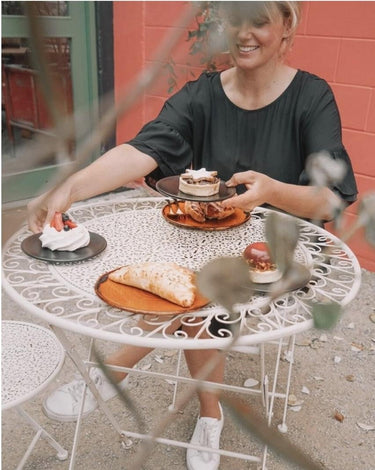 Outdoor Garden Table and Chair Set - Antique White at online8 furniture store Auckland