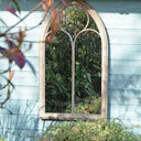 Outdoor/Indoor Mirror - Antique White at online8 furniture store Auckland