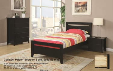 Paiden Bed Frame at online8 furniture store Auckland