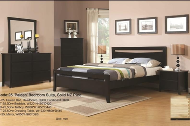 Paiden Bed Frame at online8 furniture store Auckland