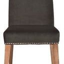 Pascal Dining Chair - Dark Grey Velvet at online8 furniture store Auckland