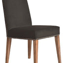 Pascal Dining Chair - Dark Grey Velvet at online8 furniture store Auckland