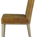 Pascal Dining Chair - Mustard Velvet at online8 furniture store Auckland