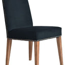 Pascal Dining Chair - Navy Blue Velvet at online8 furniture store Auckland