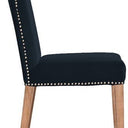 Pascal Dining Chair - Navy Blue Velvet at online8 furniture store Auckland