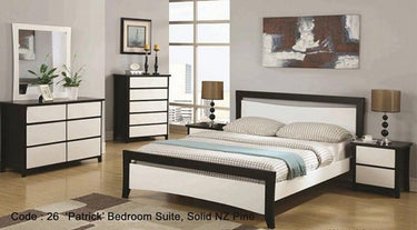 Patrick Bedroom Suite 4Pcs at online8 furniture store Auckland