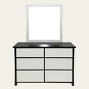 Patrick Dresser with Mirror at online8 furniture store Auckland