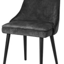 Pedro Dining Chair-Dark Grey at online8 furniture store Auckland