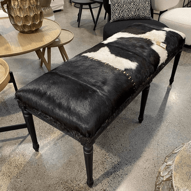 Peter Leather Bench Seat - 1750 at online8 furniture store Auckland