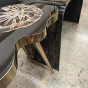 Petrified Wood Wave Console Table at online8 furniture store Auckland
