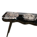 Petrified Wood Wave Console Table at online8 furniture store Auckland
