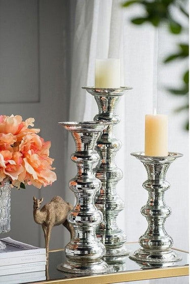 Pillar Candle Holder - Small at online8 furniture store Auckland