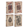 Playing Card Book Boxes Set of 4 at online8 furniture store Auckland