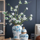 Porcelain Ginger Jar 35cm at online8 furniture store Auckland