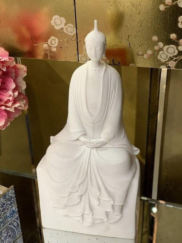 Powder Lady Figurine-Marble at online8 furniture store Auckland
