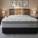 Queen Bed- Mattress & Base with 4 Drawers at online8 furniture store Auckland