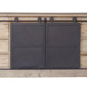 Railway Farmhouse Buffet Table with Metal Sliding Doors at online8 furniture store Auckland