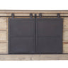 Railway Farmhouse Buffet Table with Metal Sliding Doors at online8 furniture store Auckland