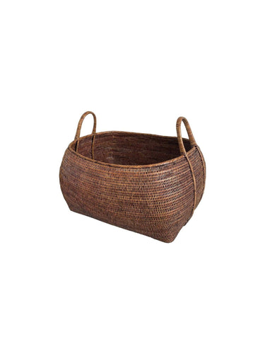 Rattan Basket With Handles at online8 furniture store Auckland