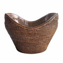 Rattan Drinks Holder | Ice Bucket With Plastic Insert at online8 furniture store Auckland