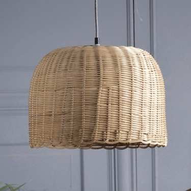 Rattan Hanging Light at online8 furniture store Auckland