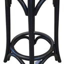Rattan Seated Barstool - Antique Black at online8 furniture store Auckland