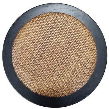 Rattan Seated Barstool - Antique Black at online8 furniture store Auckland